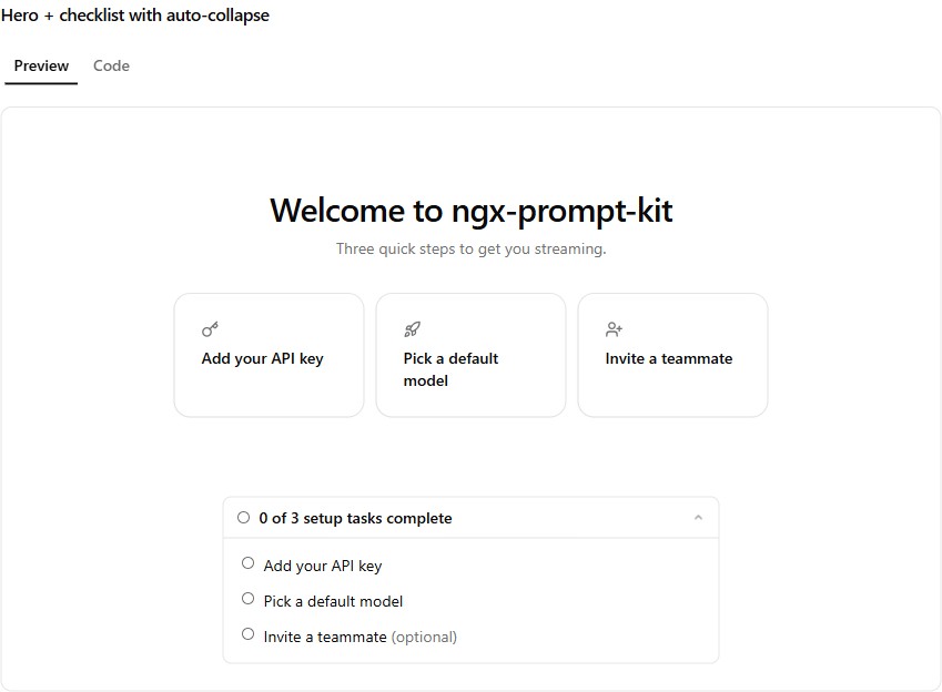 Onboarding tour preview (light)
